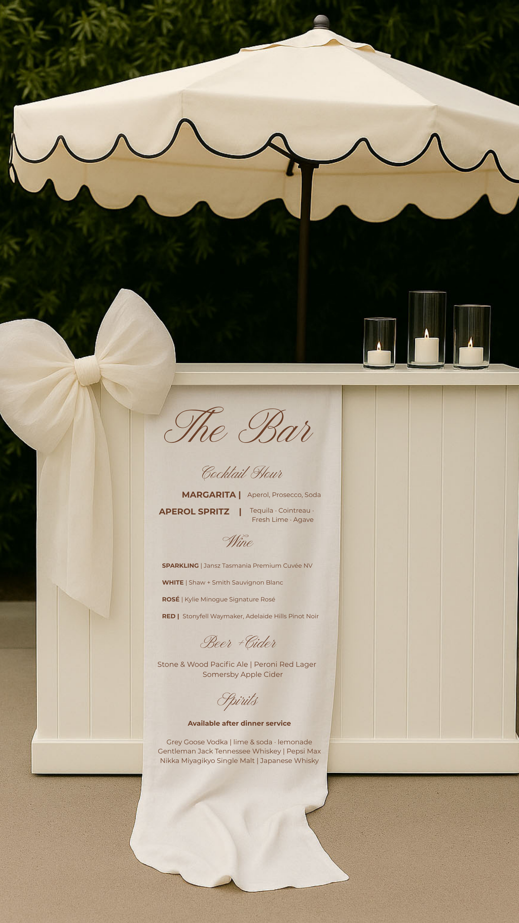 Linen Bar Sign