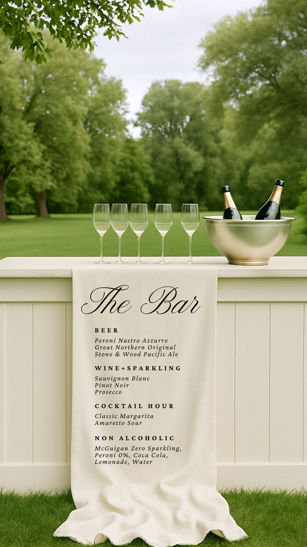 Linen Bar Sign