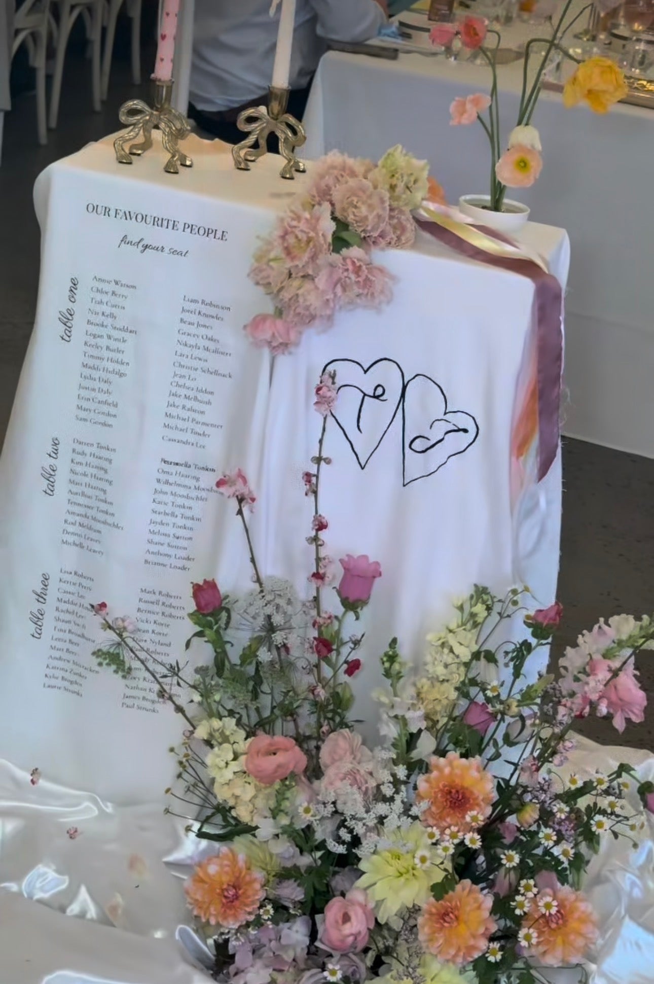 Linen Seating Chart