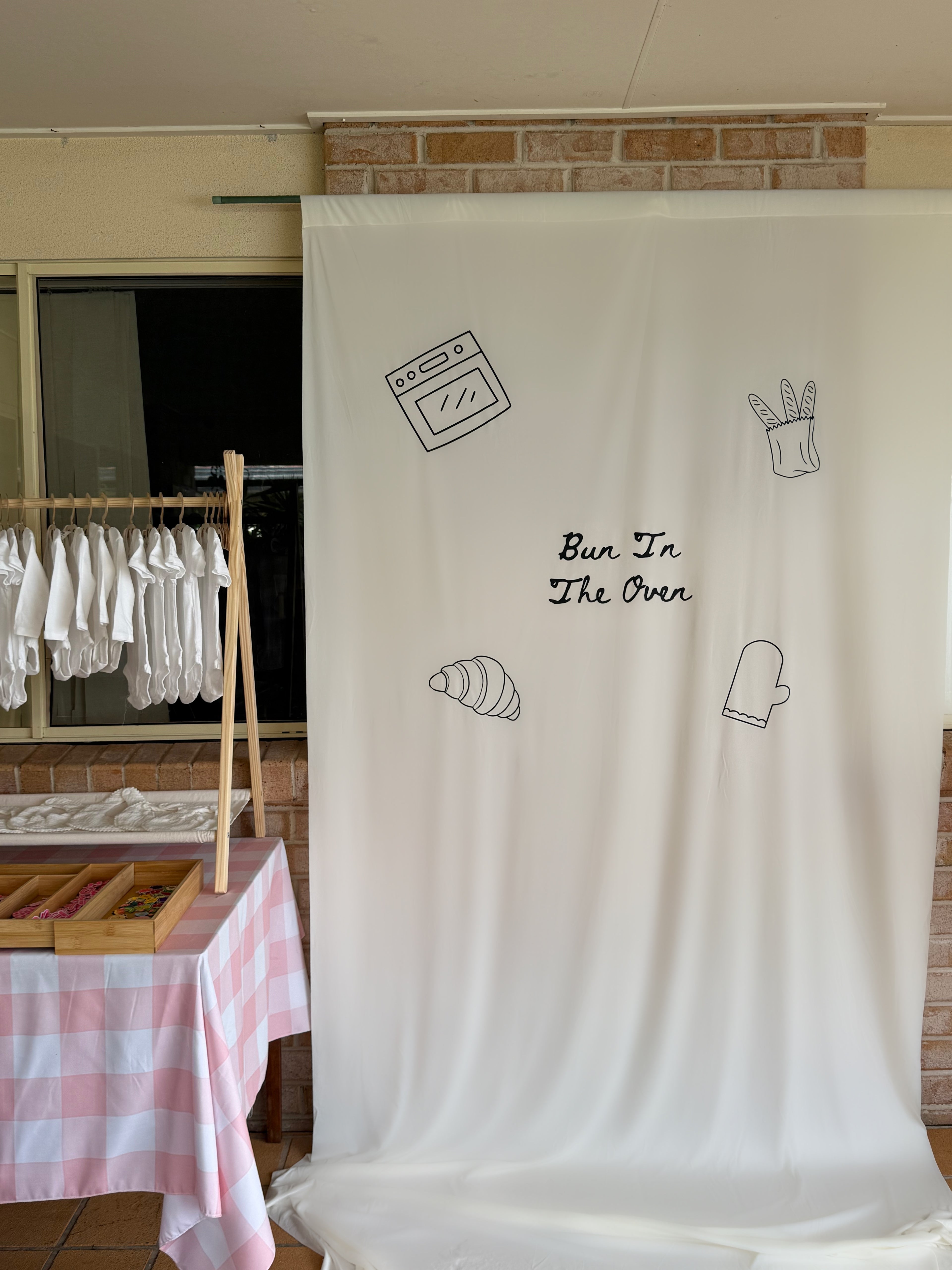 Linen 'Welcome' Signage